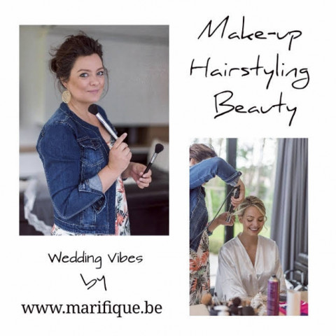 makeup hairstyling marifique bruid